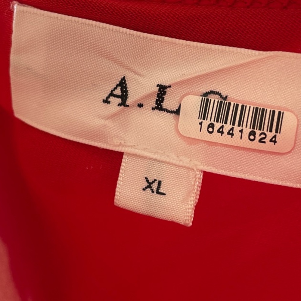 A.L.C Red Adeline Dress, XL - Picture 6 of 11